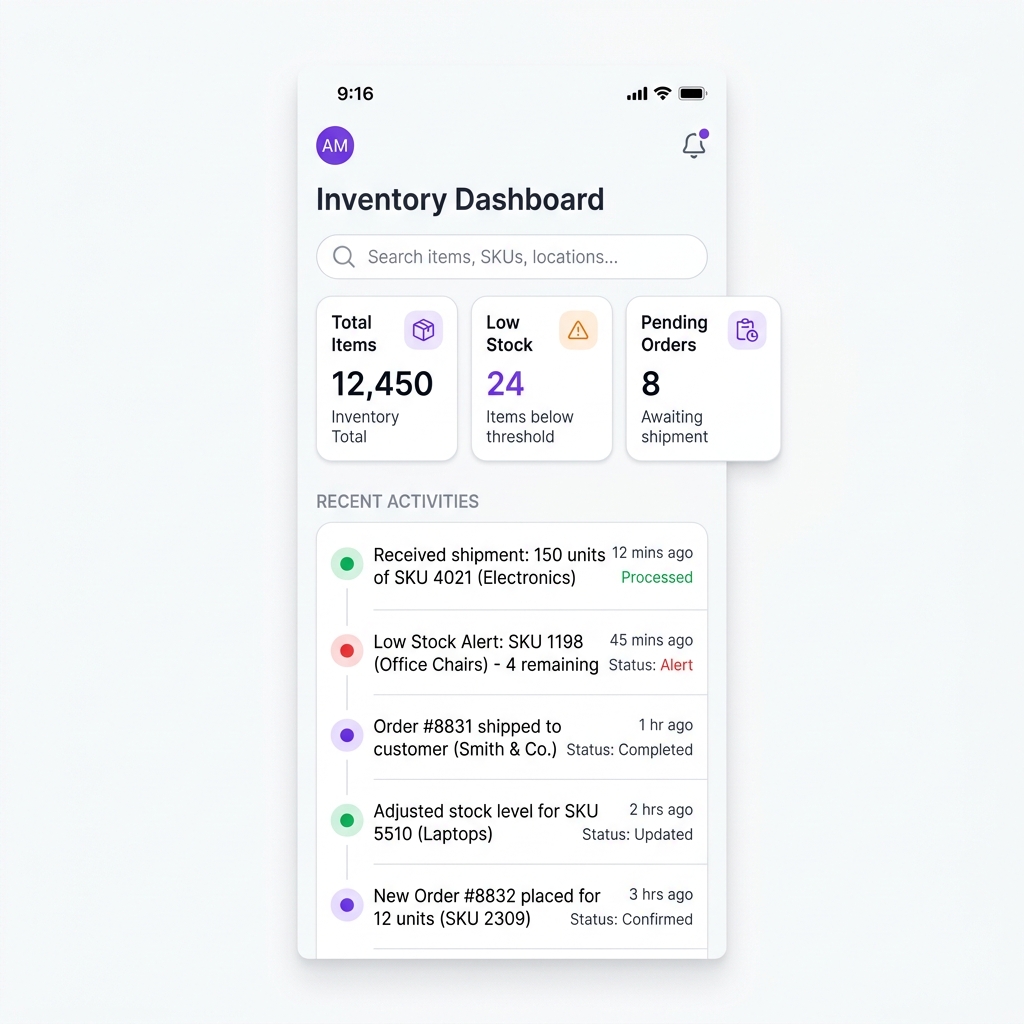 Rudratic Mobile App Dashboard