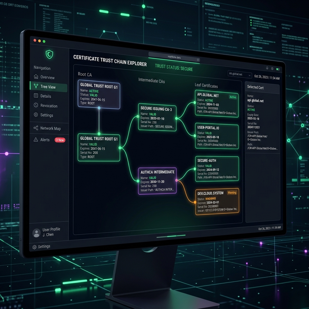 Certificate Chain Explorer